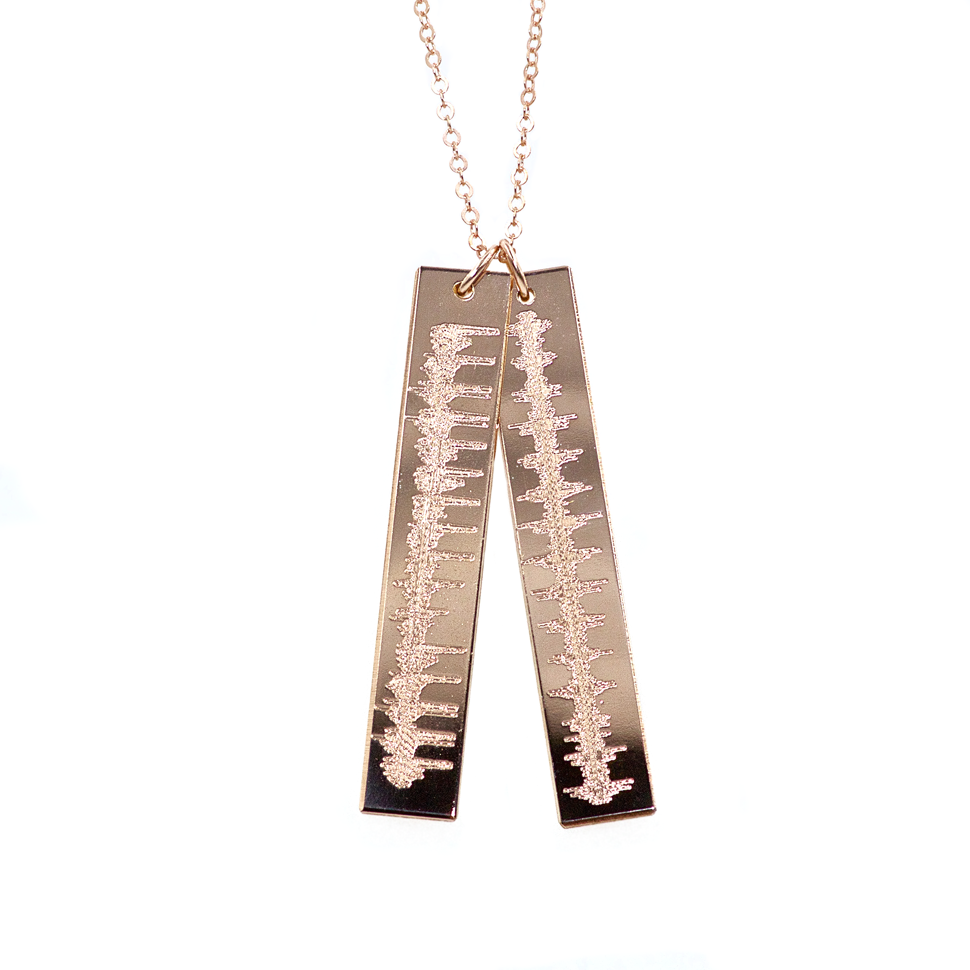 Heartbeat-Double-Pendant-Necklace-Rose-Gold