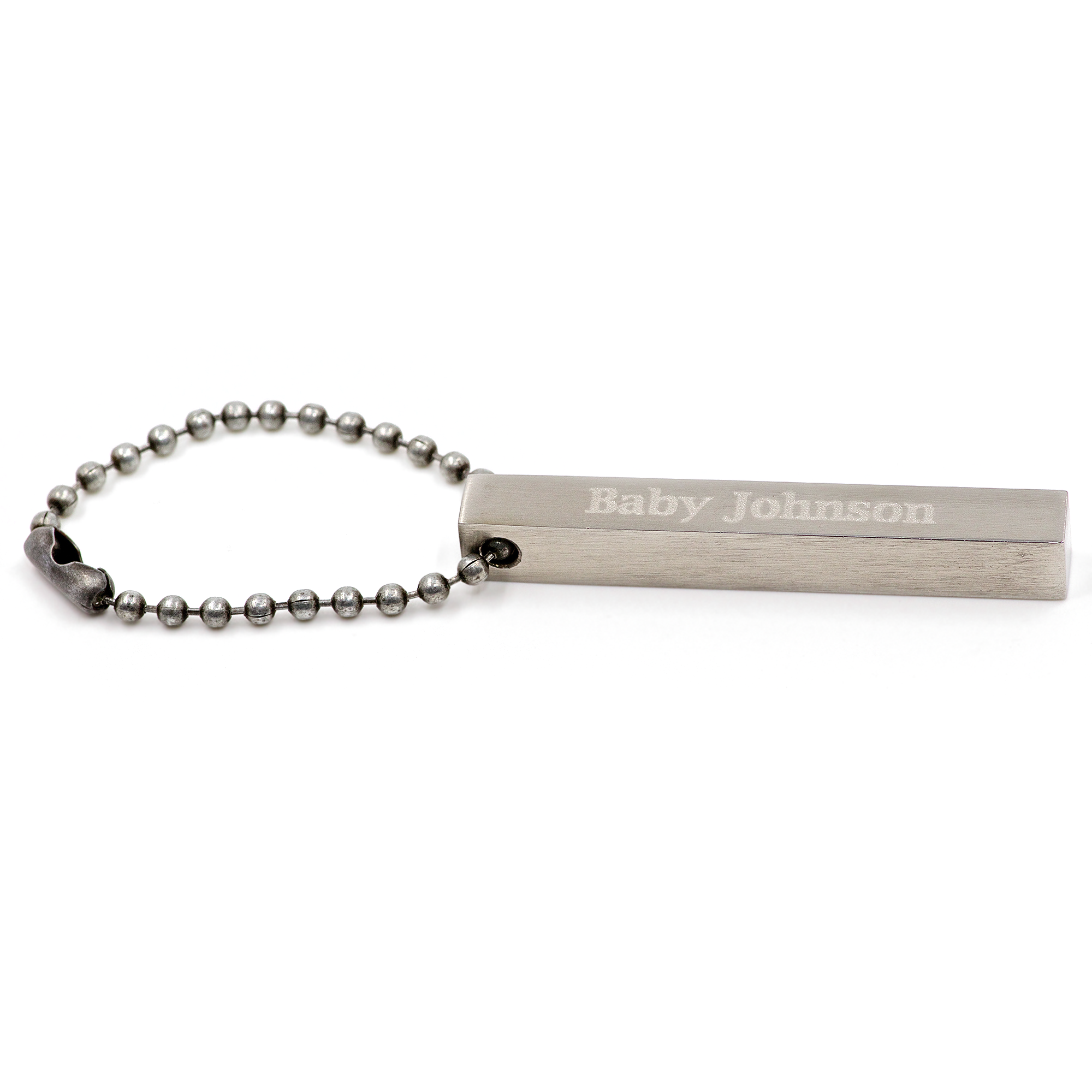 Heartbeat-Four-Sided-Pendant-Key-Chain-Back